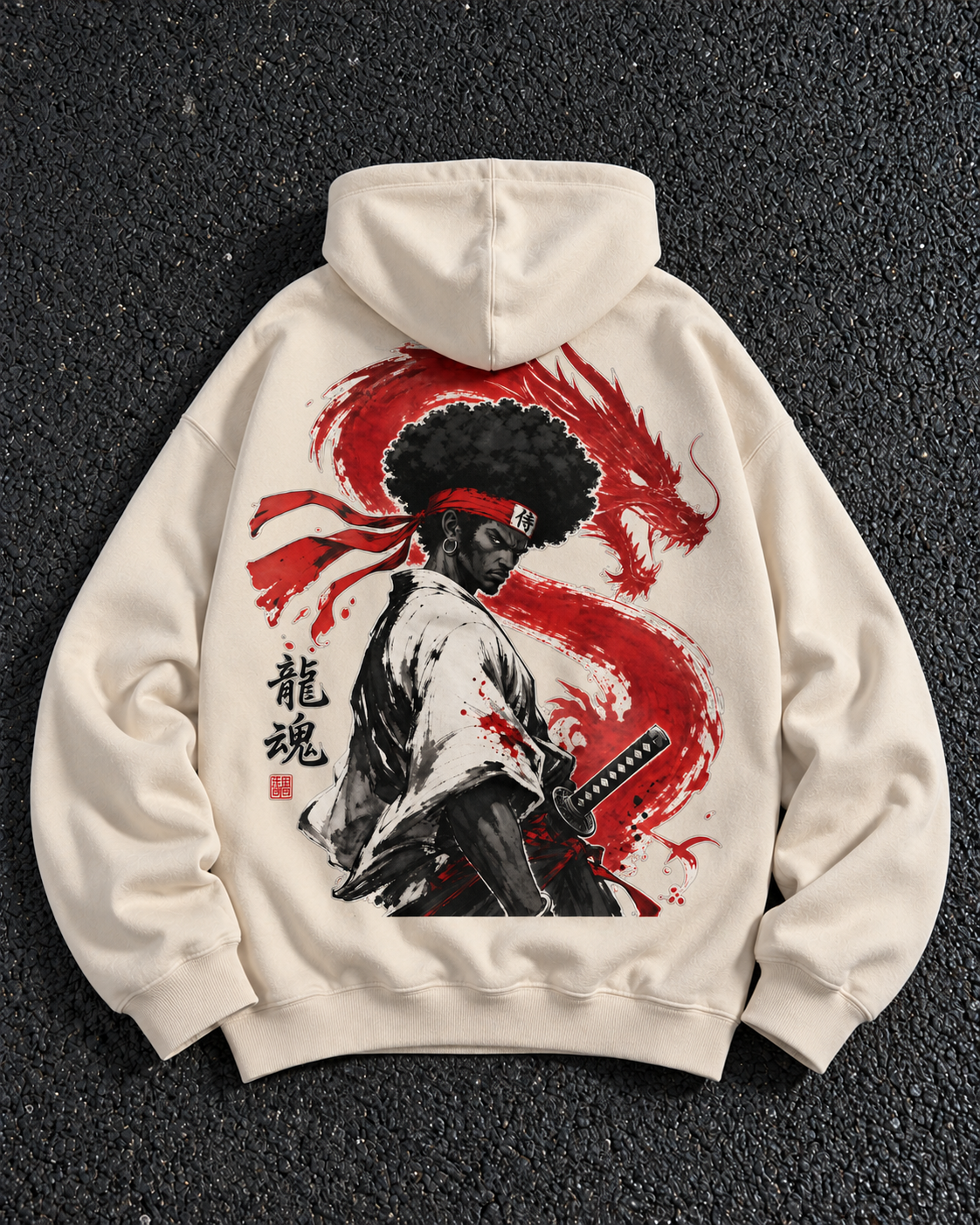 Afro Samurai Heavyweight Hoodie