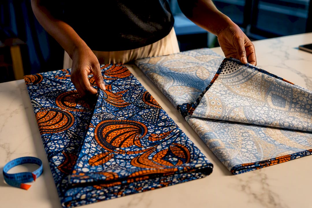 Kitenge and Ankara fabric reverses compared