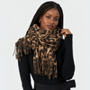 LEOPARD CASHMERE SCARF