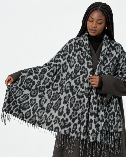 LEOPARD PRINT SCARF