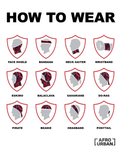 AFRO Bandanas (5pack) - Afro Urban Apparel