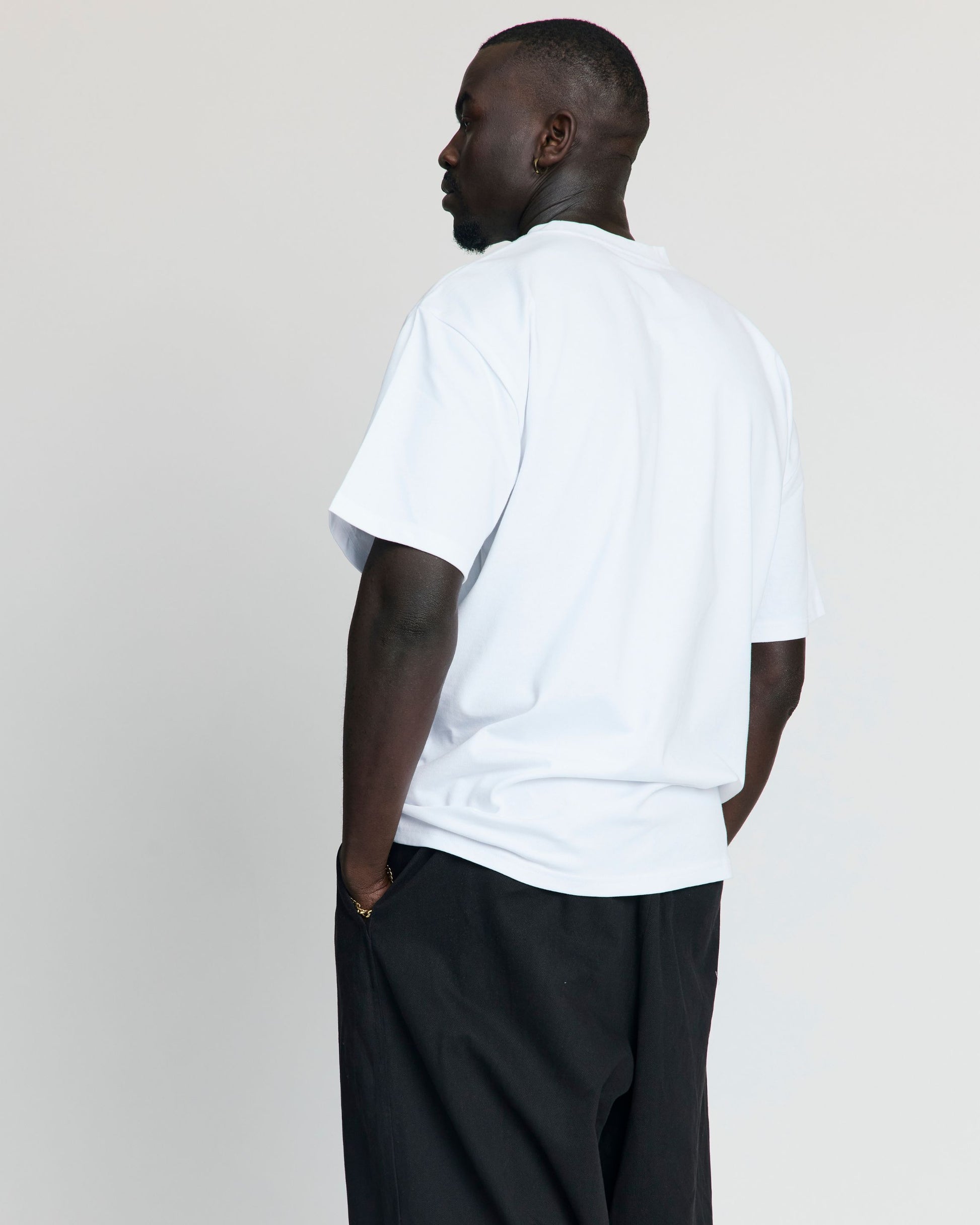 Afro Samurai Heavy Tee White - Afro Urban Apparel