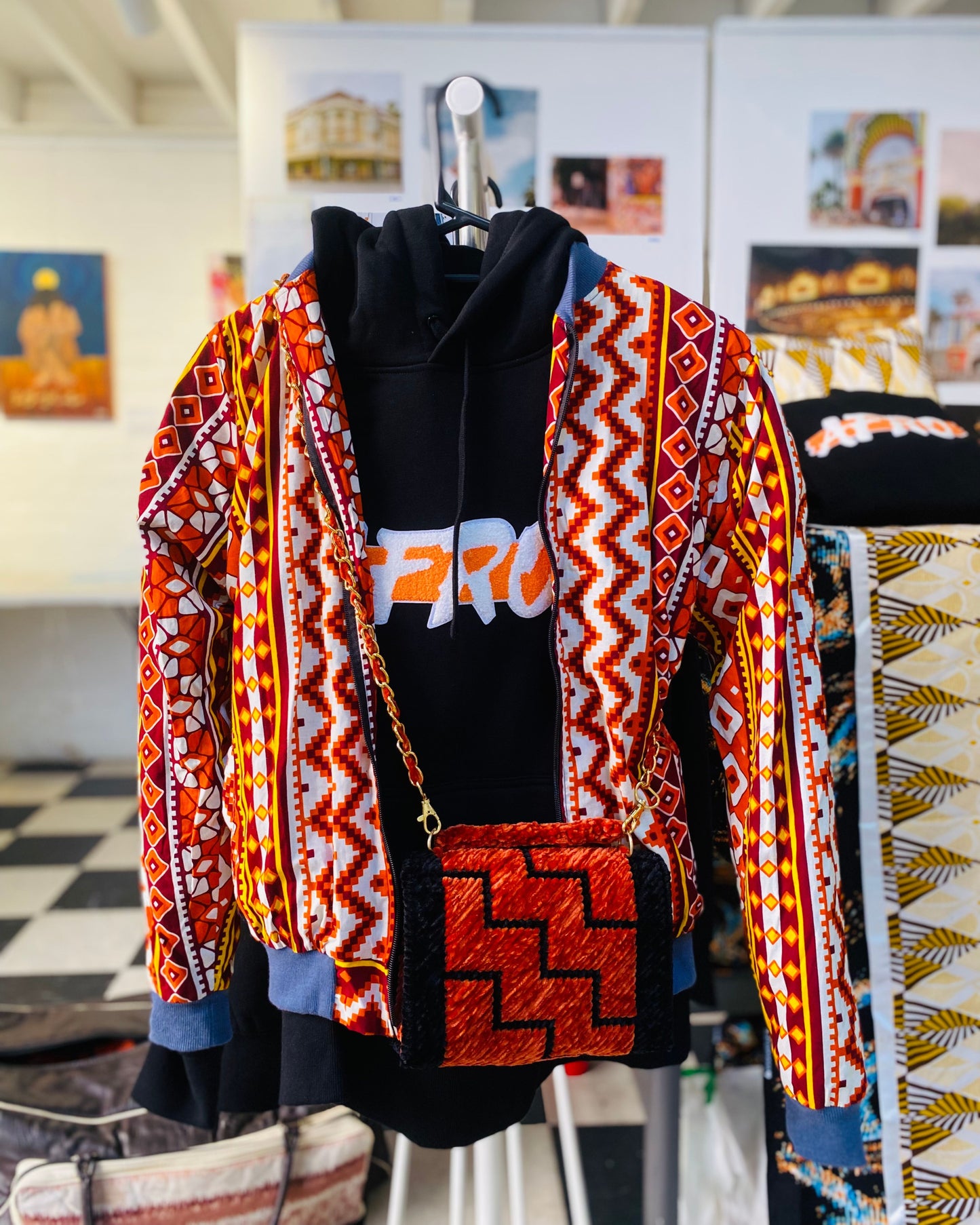 Afro CHENILLE OG Hoodie - Afro Urban Apparel