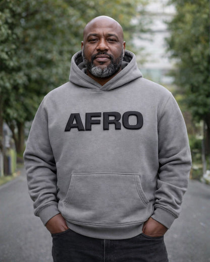 Stealth AFRO Hoodie (Shadow Grey)