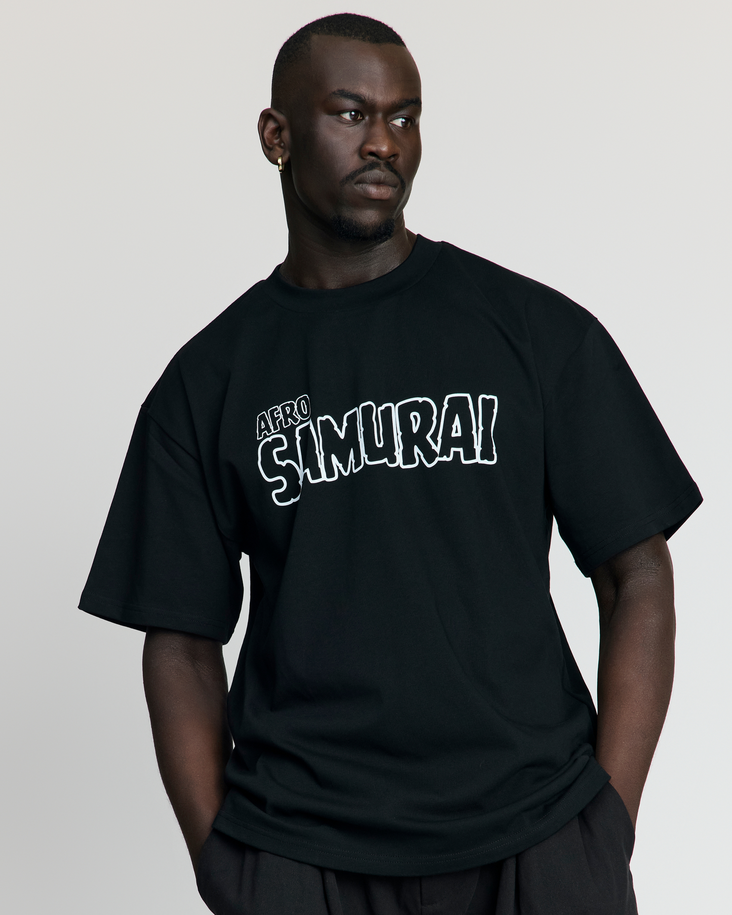 Afro Samurai Heavy Tee - Afro Urban Apparel