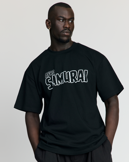 Afro Samurai Heavy Tee - Afro Urban Apparel
