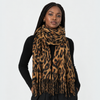 LEOPARD CASHMERE SCARF
