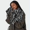 LEOPARD CASHMERE SCARF