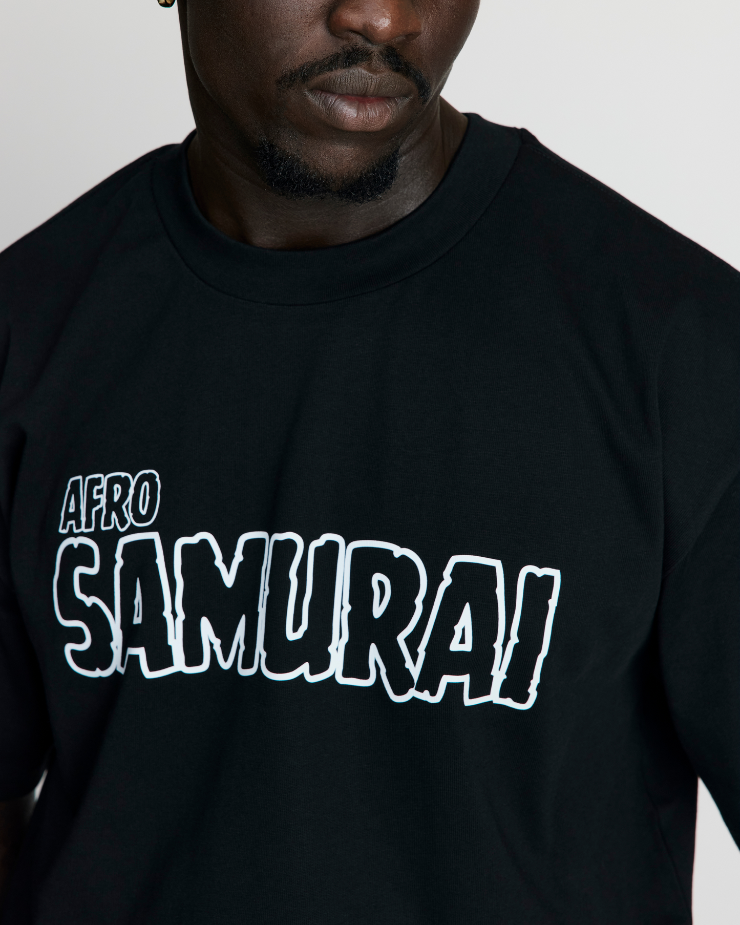 Afro Samurai Heavy Tee - Afro Urban Apparel