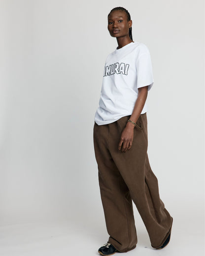 Afro Samurai Heavy Tee White - Afro Urban Apparel