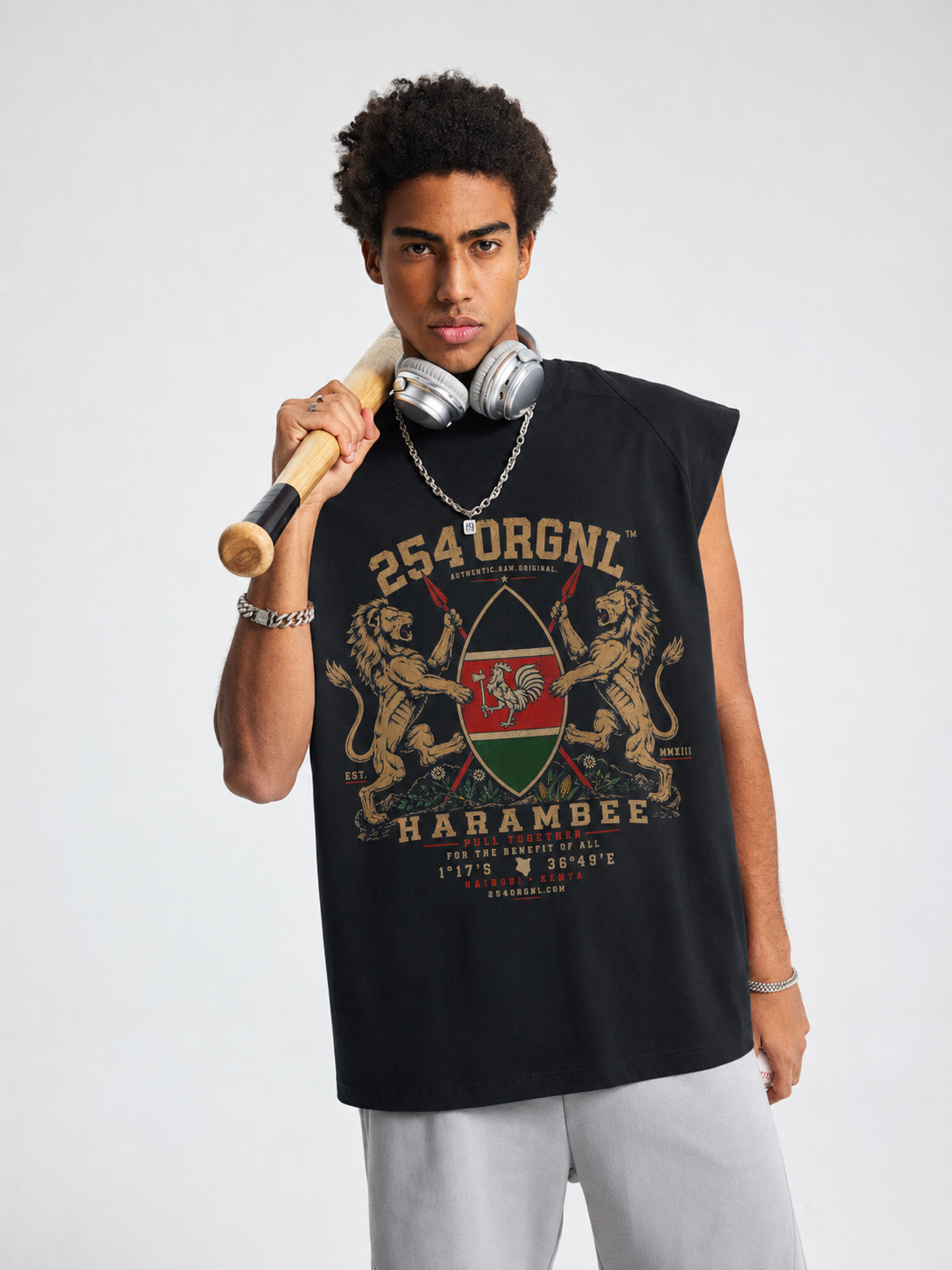 BANDO COURT OF ARMS HEAVY TANK TOP
