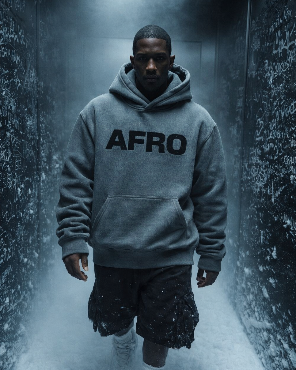 Stealth AFRO Hoodie - Afro Urban Apparel