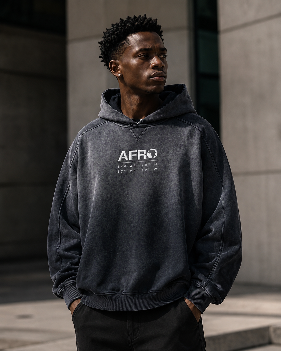 Washed Afro Renaissance Hoodie