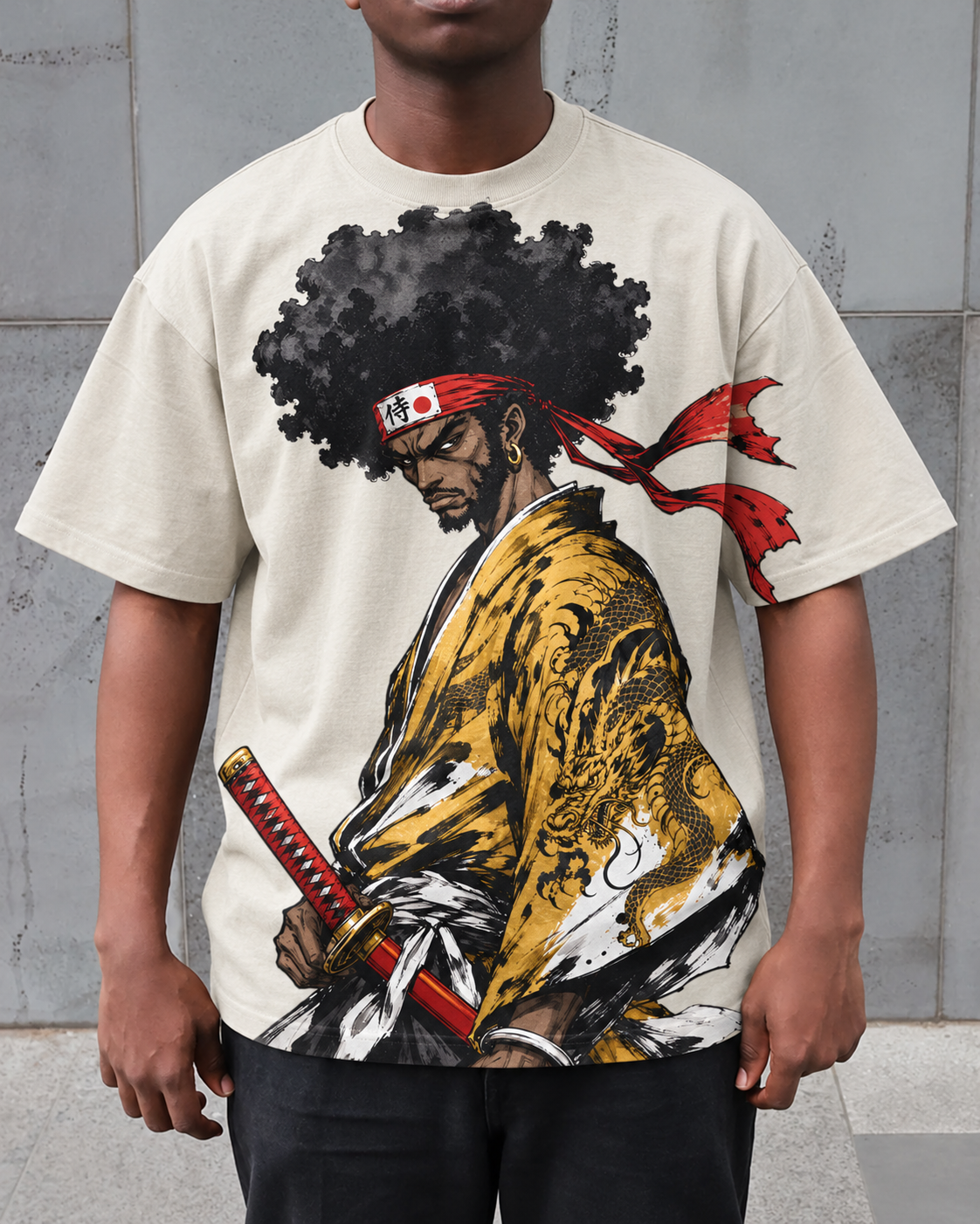 The Golden Ronnin T shirt - Afro Samurai