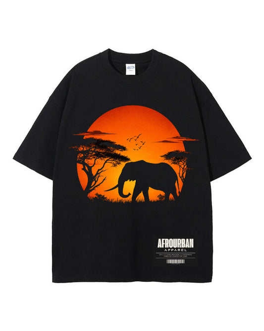 Afro Sunset Graphic Tee