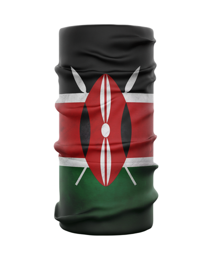 KENYAN FLAG — MULTIPURPOSE HEADBAND BANDANA [Ice Silk]