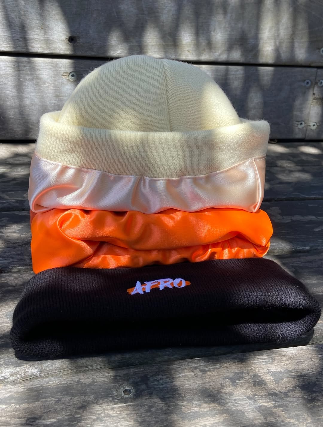 Afro Satin-Lined Beanie