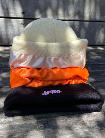 Afro Satin-Lined Beanie