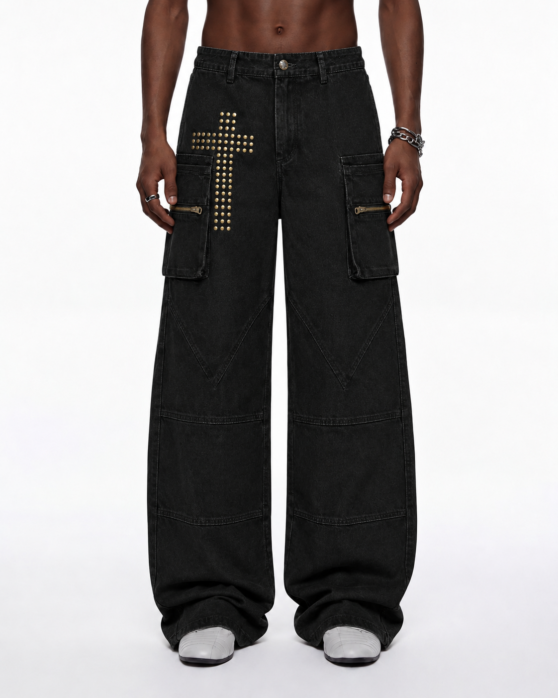 Monolith - Black sculptural pants