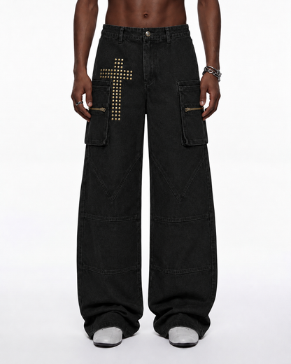 Monolith - Black sculptural pants