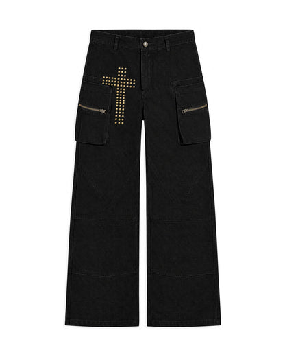 Monolith - Black sculptural pants