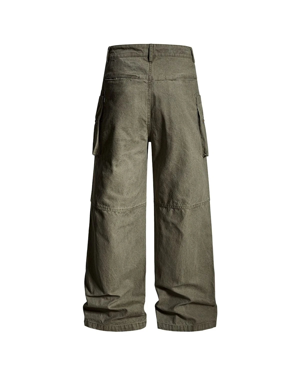 Patina Wide-Leg Jeans — Rust Wash